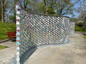 The Ripple is meant to reflect the flowing motion of the Genesee River. It is interactive